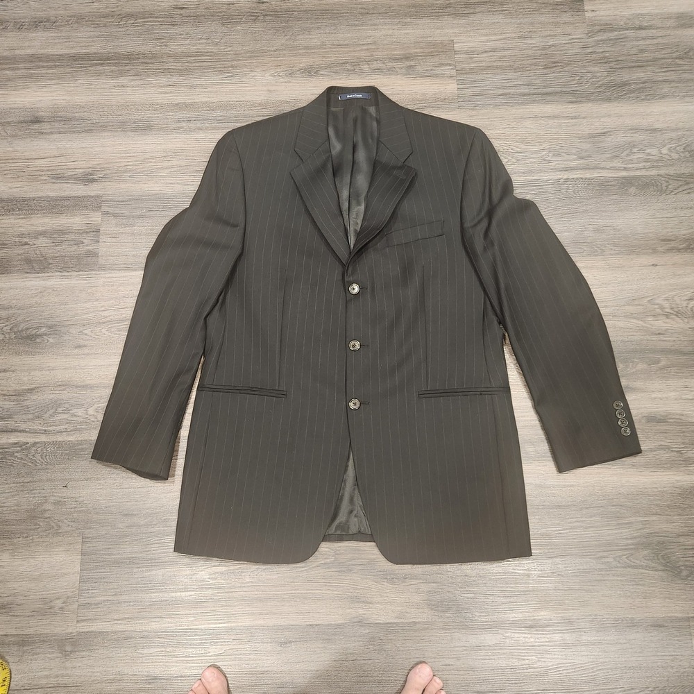 Ralph lauren‎ Pinstripe Blazer Business Suit Jacket Formal Career Coat 41L